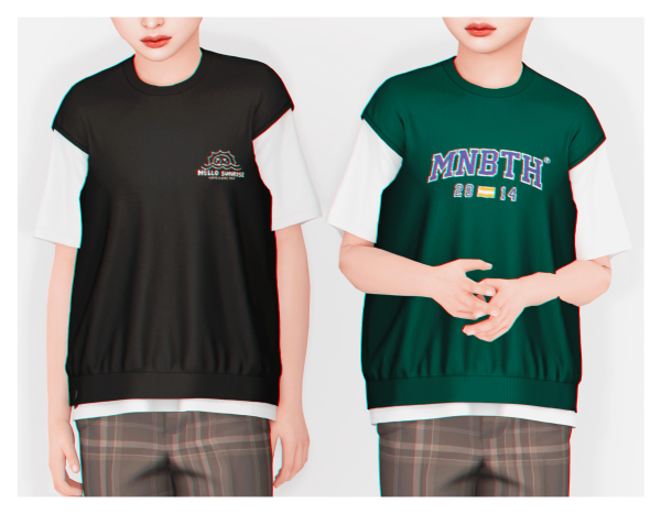 Alpha Rover T Shirt (Child) by plbsims - The Sims 4 Custom Content