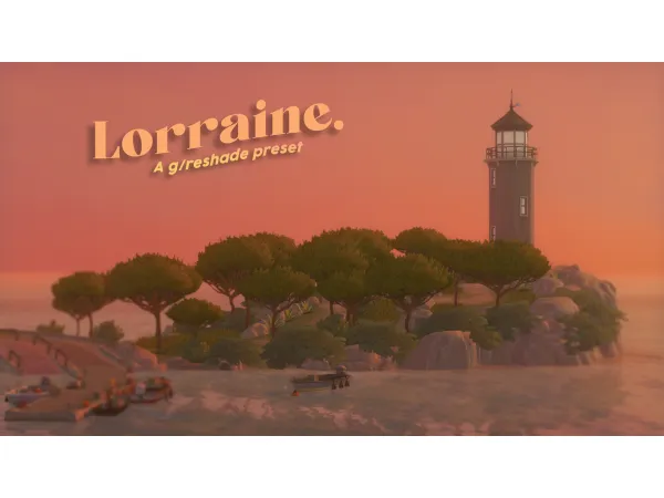Mix Lorraine A gshadereshade preset by lotusplum - The Sims 4 Custom Content