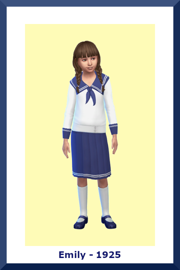 Maxis Match 1920s Sailor Dress BGC by simsfinds - The Sims 4 Custom Content