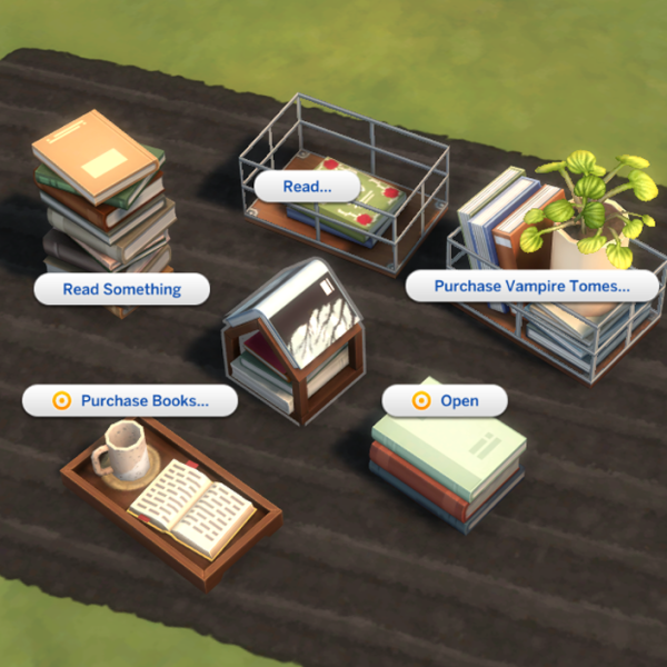 Maxis Match Books that your Sims can actually read by simsfinds - The Sims 4 Custom Content
