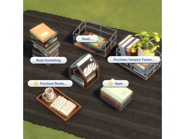 Maxis Match Books that your Sims can actually read by SIXAM CC - The Sims 4 Custom Content