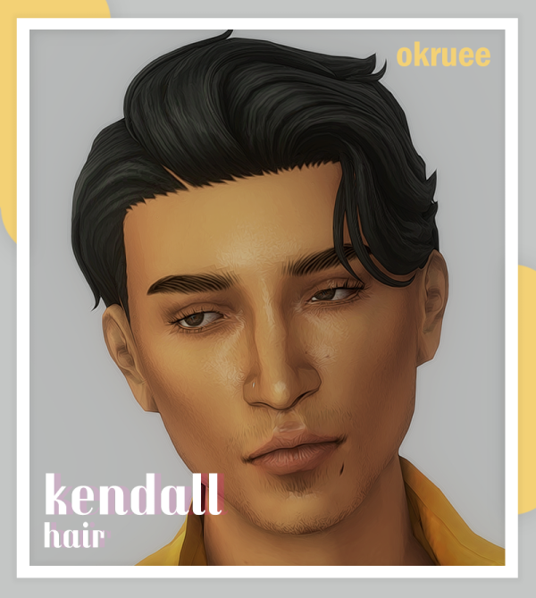 Maxis Match kendall hair by simsfinds - The Sims 4 Custom Content