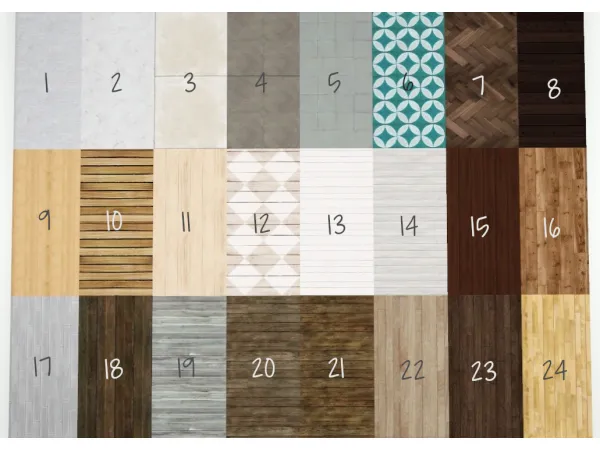 WanderingSims Fave Floors - The Sims 3 Custom Content