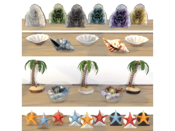 Alpha Bon Voyage Beach Souvenirs - The Sims 4 Custom Content