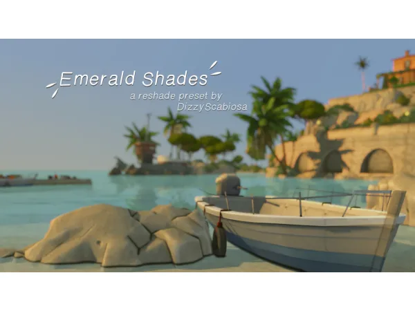 Mix Emerald Shades 491 580 reshade preset by DizzyScabiosa - The Sims 4 Custom Content