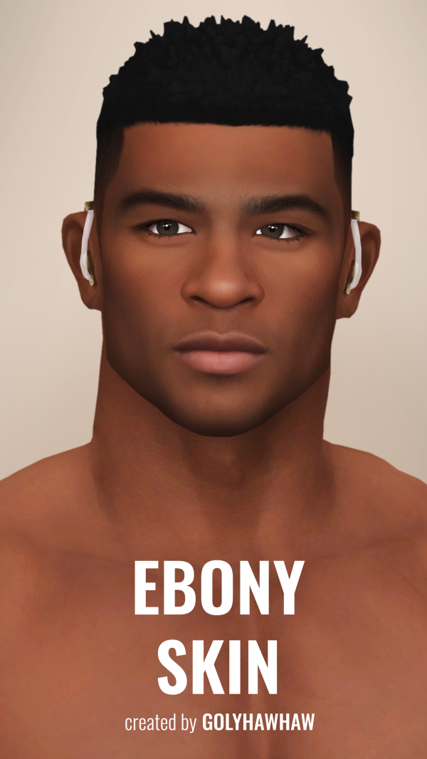 Mix EBONY SKIN by simsfinds - The Sims 4 Custom Content