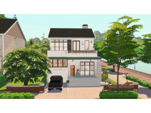 Maxis Match Courtyard Lane 3 - The Sims 4 Custom Content