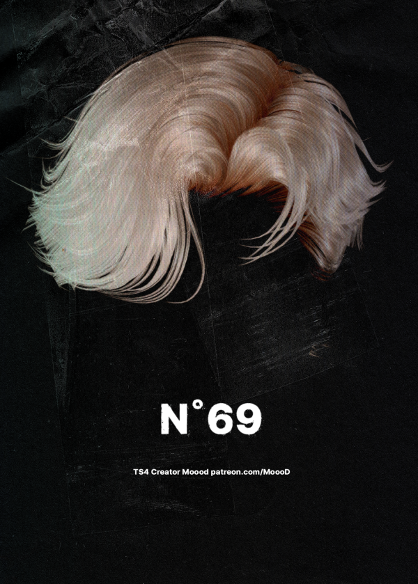 Alpha [SIMS4TS4] MoooD Hair N69 VER1 by simsfinds - The Sims 4 Custom Content