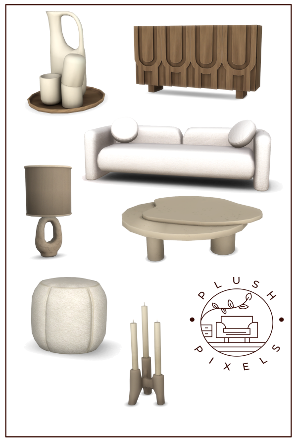 Mix Calm Part 1 by simsfinds - The Sims 4 Custom Content