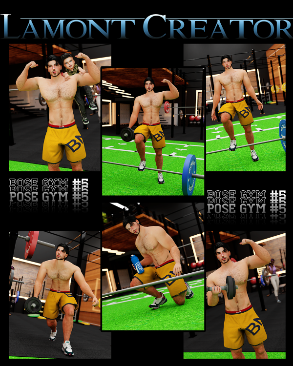 Alpha gym 5 by lamontcreatorr - The Sims 4 Custom Content