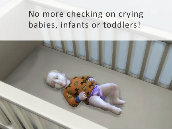 Maxis Match No more checking on crying babies toddlers or infants by Caigel - The Sims 4 Custom Content