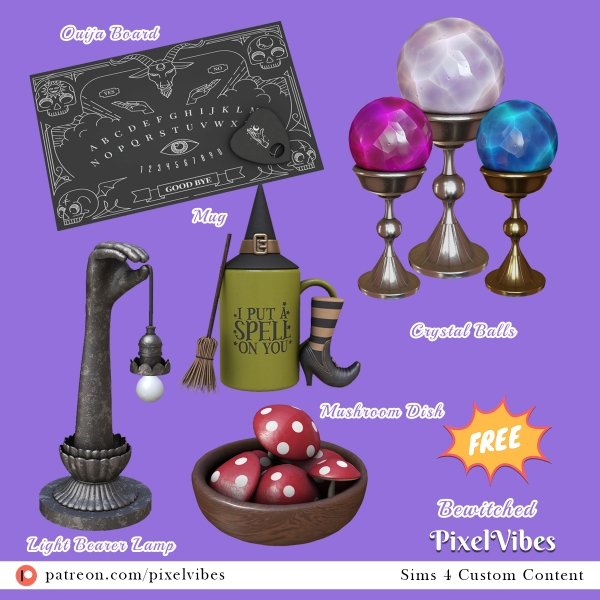 Alpha Bewitched by pixelvibes - The Sims 4 Custom Content