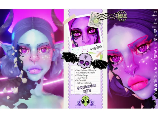 Alpha Equinox Set by unidentifiedsims - The Sims 4 Custom Content