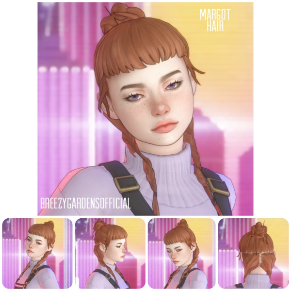 Maxis Match Margot Hair V1 by simsfinds - The Sims 4 Custom Content