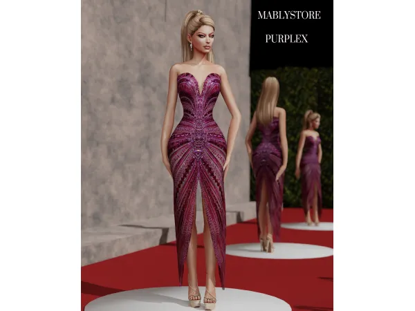 Alpha PURPLEX by Mably Store - The Sims 4 Custom Content