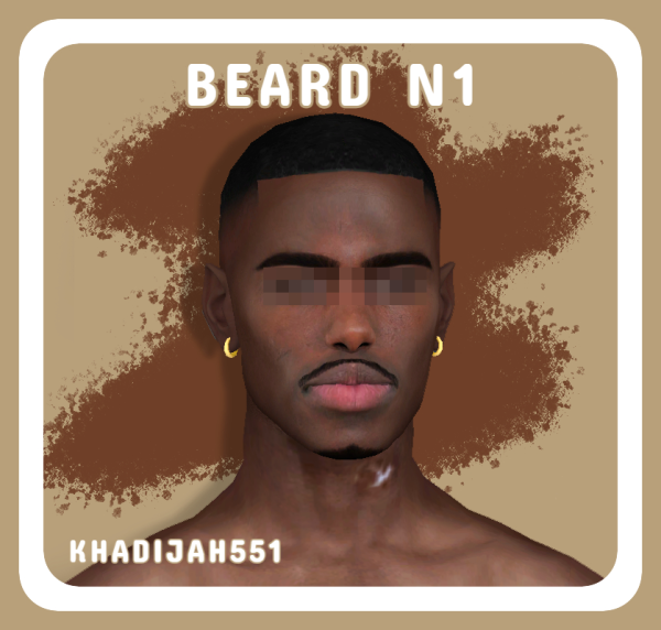 Alpha BEARD N1 by simsfinds - The Sims 4 Custom Content