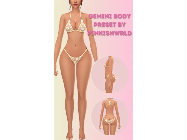 Mix Gemini Body Preset by PinkishWrld by PinkishWrld - The Sims 4 Custom Content