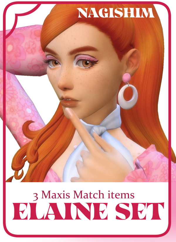 Maxis Match Elaine mini set (3 items) by simsfinds - The Sims 4 Custom Content