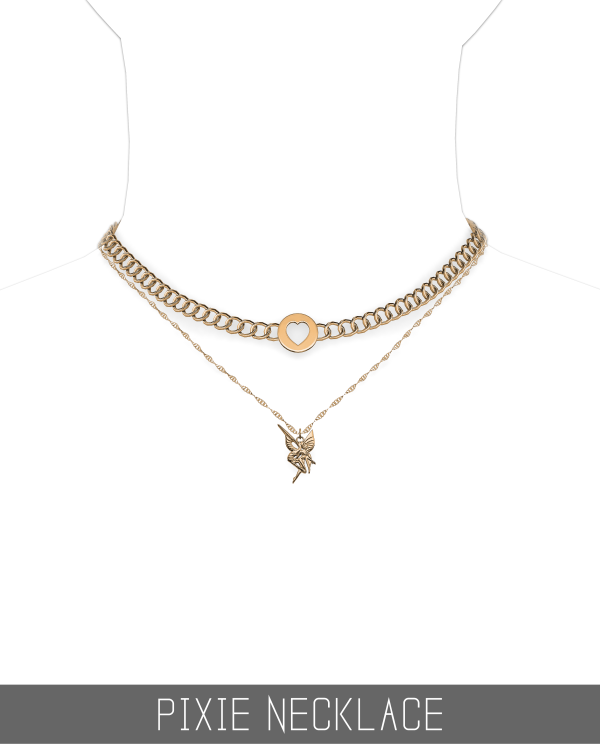 Alpha PIXIE NECKLACE by simsfinds - The Sims 4 Custom Content