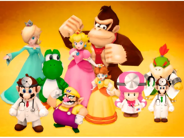 Mix Mario World (10 ITEMS) by simsfinds - The Sims 4 Custom Content