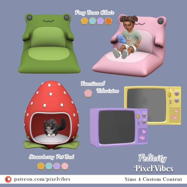 Alpha Felicity by pixelvibes - The Sims 4 Custom Content