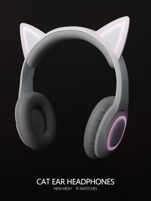 Alpha Cat Ear Headphones by simsfinds - The Sims 4 Custom Content