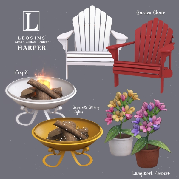 Alpha Harper Set by leosims4cc - The Sims 4 Custom Content
