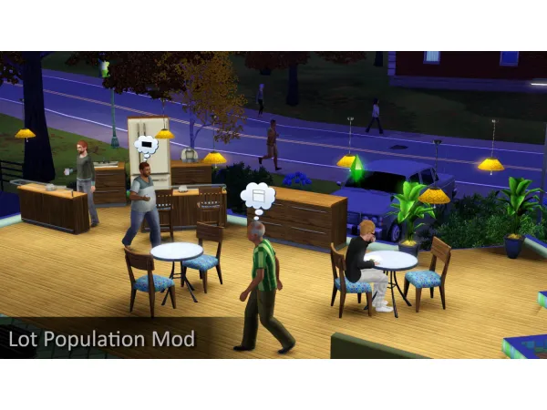 Lot Population Mod - The Sims 3 Custom Content