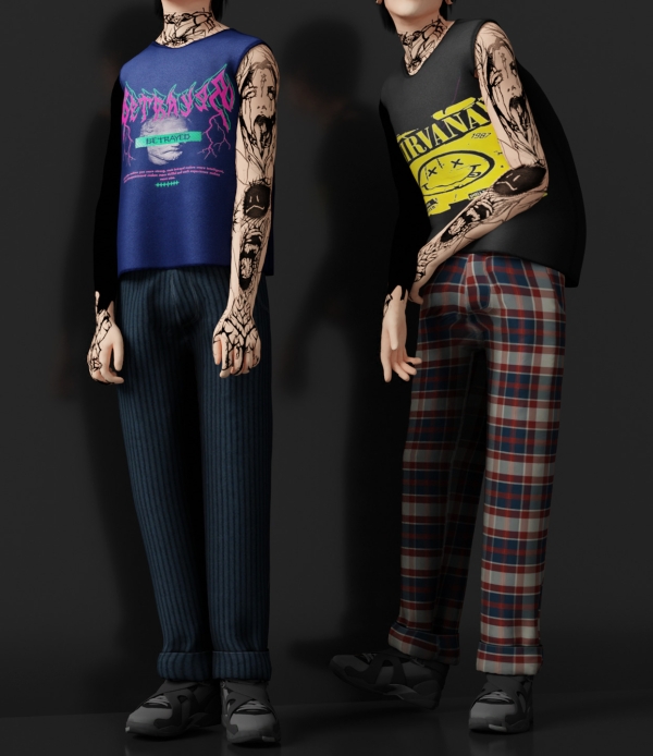 Alpha SHOWB OY OUTFIT by whimp - The Sims 4 Custom Content