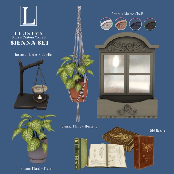 Alpha Sienna Set by leosims4cc - The Sims 4 Custom Content