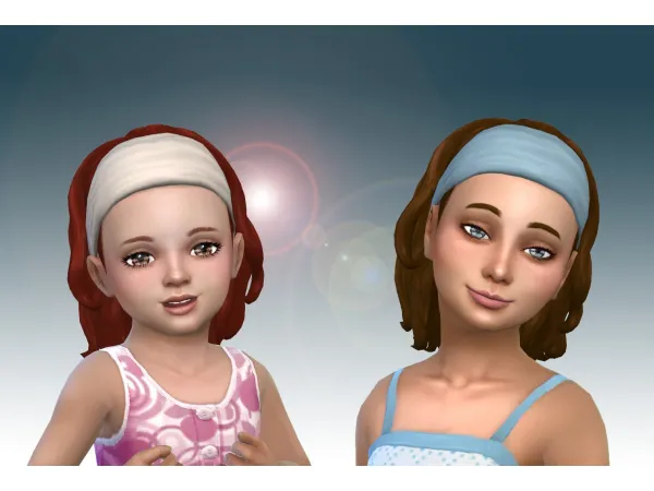 Maxis Match Med Wavy Bandana Conversion by Kiara Zurk - The Sims 4 Custom Content