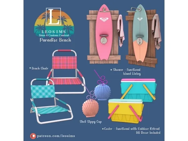 Alpha Paradise Beach - The Sims 4 Custom Content