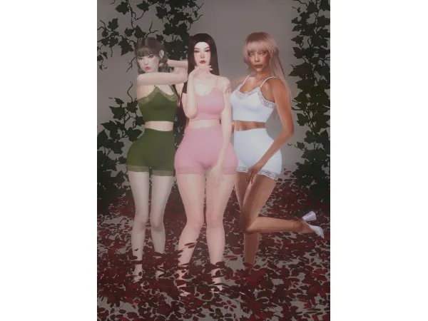 Alpha [cw]bodypresetN4[cw]lipspresetN4 by chamomile wine - The Sims 4 Custom Content
