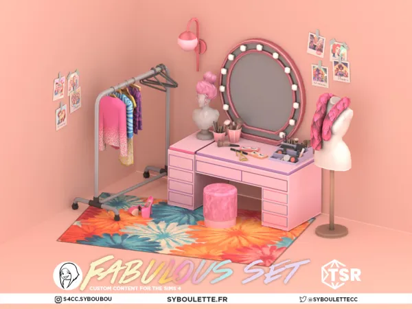 Alpha Fabulous set - The Sims 4 Custom Content