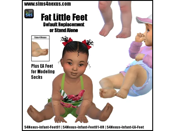 Maxis Match Fat Little Feet by sims4nexus - The Sims 4 Custom Content