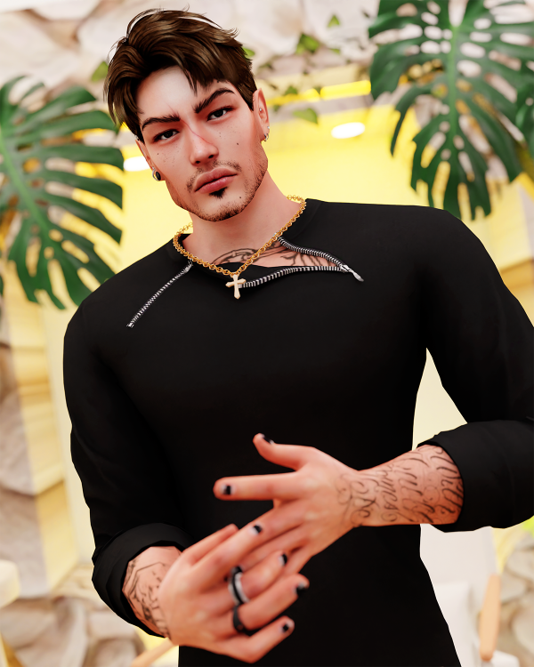 Alpha viniciues male sim by lamontcreatorr - The Sims 4 Custom Content