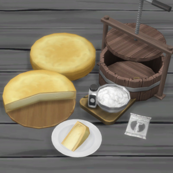 Maxis Match Gruyere Cheese Cheese Ingredient by simsfinds - The Sims 4 Custom Content