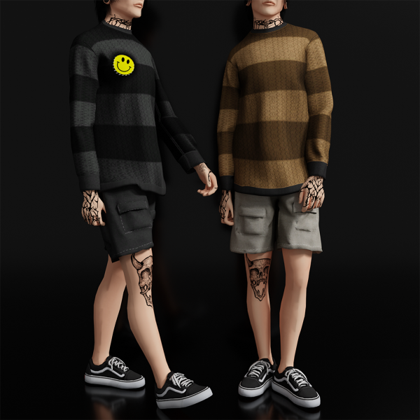 Alpha SMILING SOUT OUTFIT by whimp - The Sims 4 Custom Content