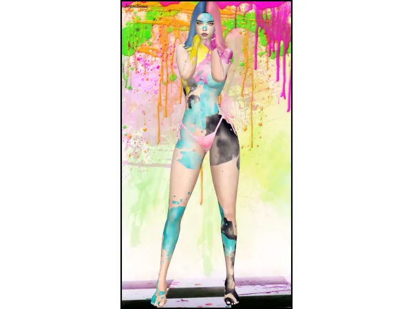 Mix Tattoos Body Painting All Ages BASE GAME by Jennifer Jennisims - The Sims 4 Custom Content