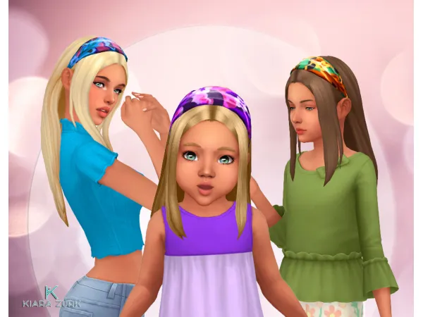 Maxis Match Weekend Headband UPDATE by Kiara Zurk - The Sims 4 Custom Content