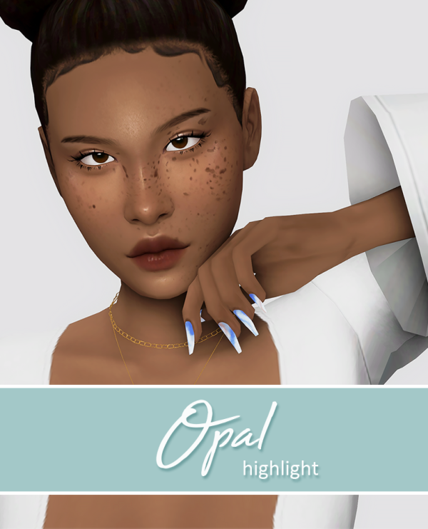 Maxis Match OPAL a face highlight eyelid shimmer by simsfinds - The Sims 4 Custom Content