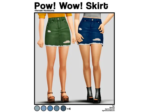 Maxis Match [Dyoreos] Pow Wow Skirt by dyoreos - The Sims 4 Custom Content