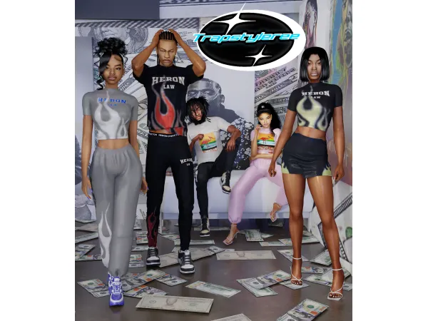 Alpha Heron Preston by trapstyleree - The Sims 4 Custom Content