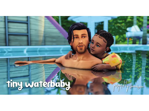 Mix Tiny waterbaby by simmireen - The Sims 4 Custom Content