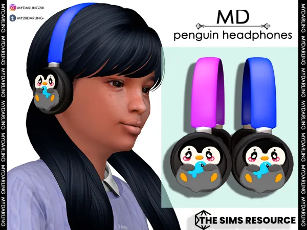 Alpha HEADPHONES FOR CHILDS - The Sims 4 Custom Content