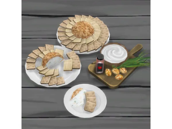 Maxis Match Classic Cheeseball Homestyle Recipe - The Sims 4 Custom Content