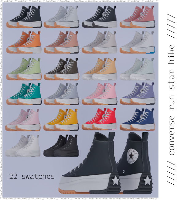 Alpha Converse Run Star Hike by simsfinds - The Sims 4 Custom Content