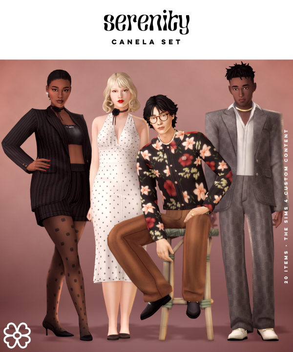 Maxis Match Canela Set (20 items) by simsfinds - The Sims 4 Custom Content