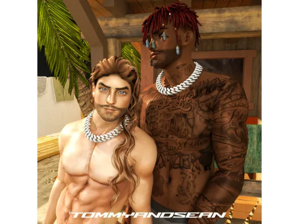 BB THICK CHAIN NECKLACE by tommyandseancc - The Sims 3 Custom Content