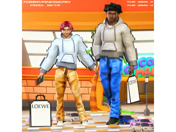 PIXEL SETS by tommyandseancc - The Sims 3 Custom Content